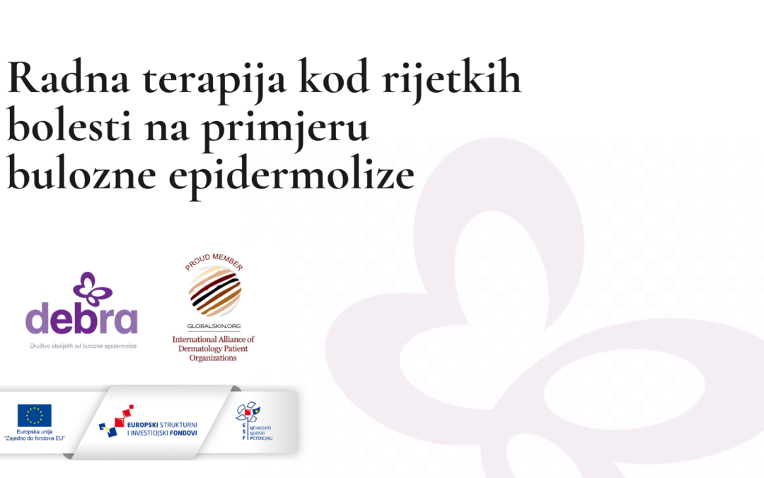 Obavijest za predavanje u sklopu Plana trajnog usavršavanja za 2021.g. u DEBRA, Društvo oboljelih od bulozne epidermolize