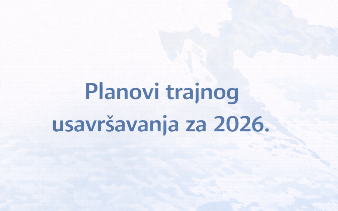Planovi trajnog usavršavanja za 2026. godinu