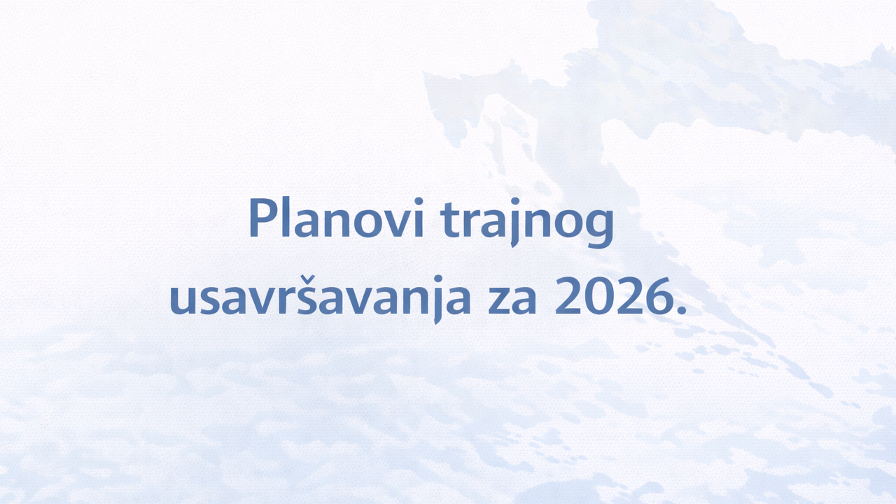 Planovi trajnog usavršavanja za 2026.